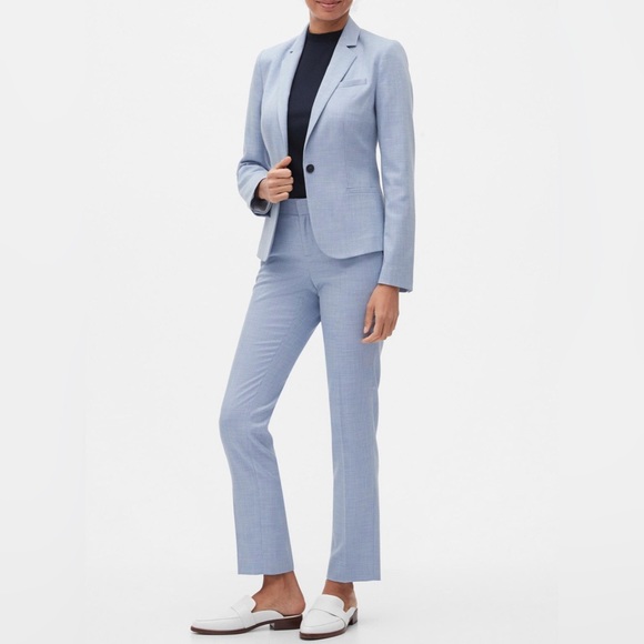Banana Republic Jackets & Blazers - BANANA REPUBLIC | Women’s Chambray Blue Blazer Size 8